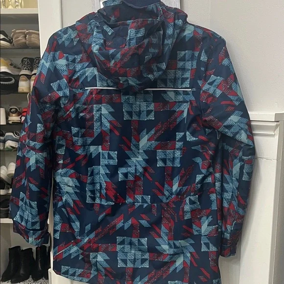 Columbia Kids' Vibrant Blue and Red Puffer Jacket - Picture 9 of 9